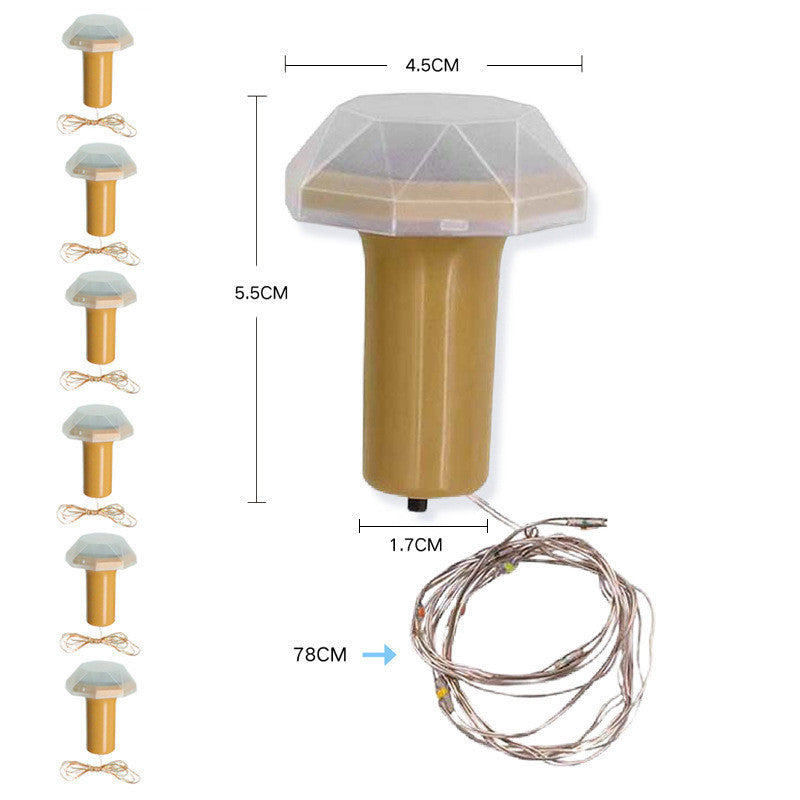 Festival Atmosphere Indoor Decorative Wine Bottle Lamp Christmas Lights Home Christmas Decorations