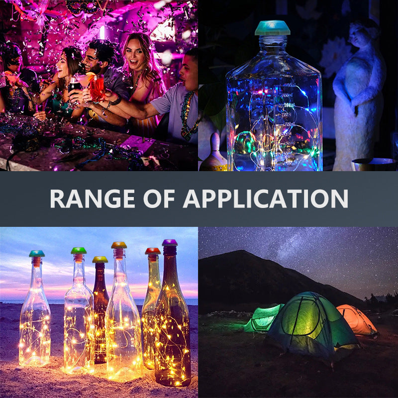 Festival Atmosphere Indoor Decorative Wine Bottle Lamp Christmas Lights Home Christmas Decorations